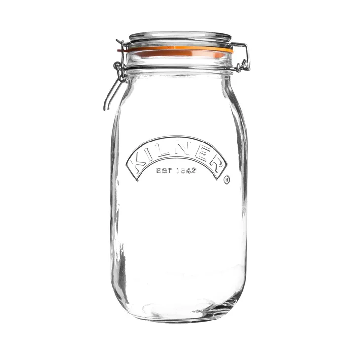 Kilner runde Bügelverschlussglas - Klar, 3 L - Kilner