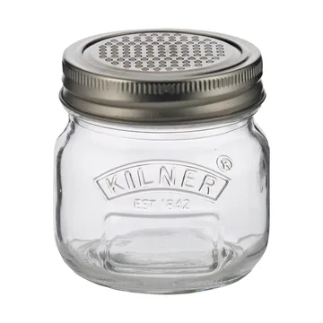 Kilner Vorratsglas mit Reibedeckel - Silber-klar, 250 ml - Kilner