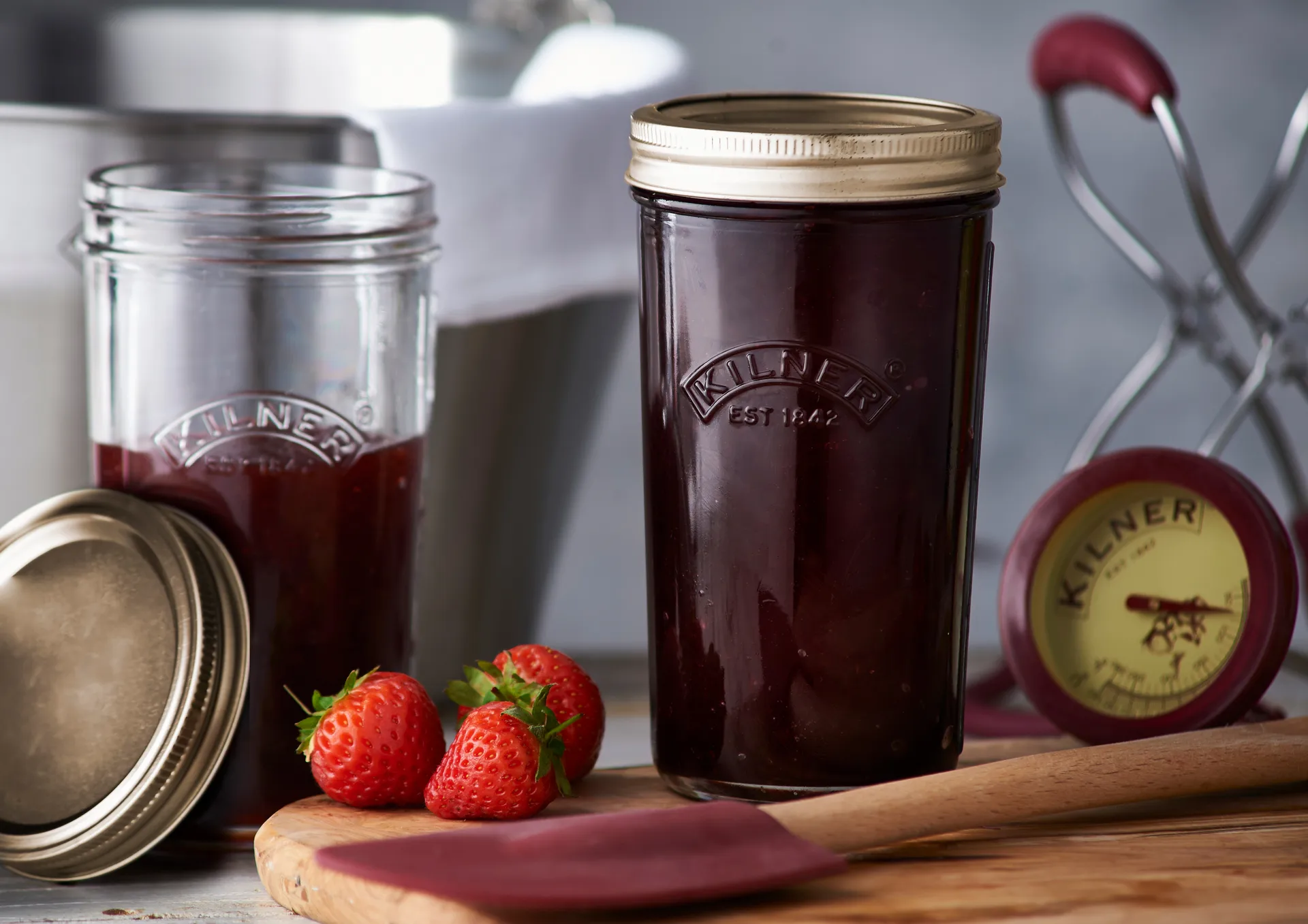 Kilner WIDE Konservenglas, Klar-Gold, 0,5 l Kilner