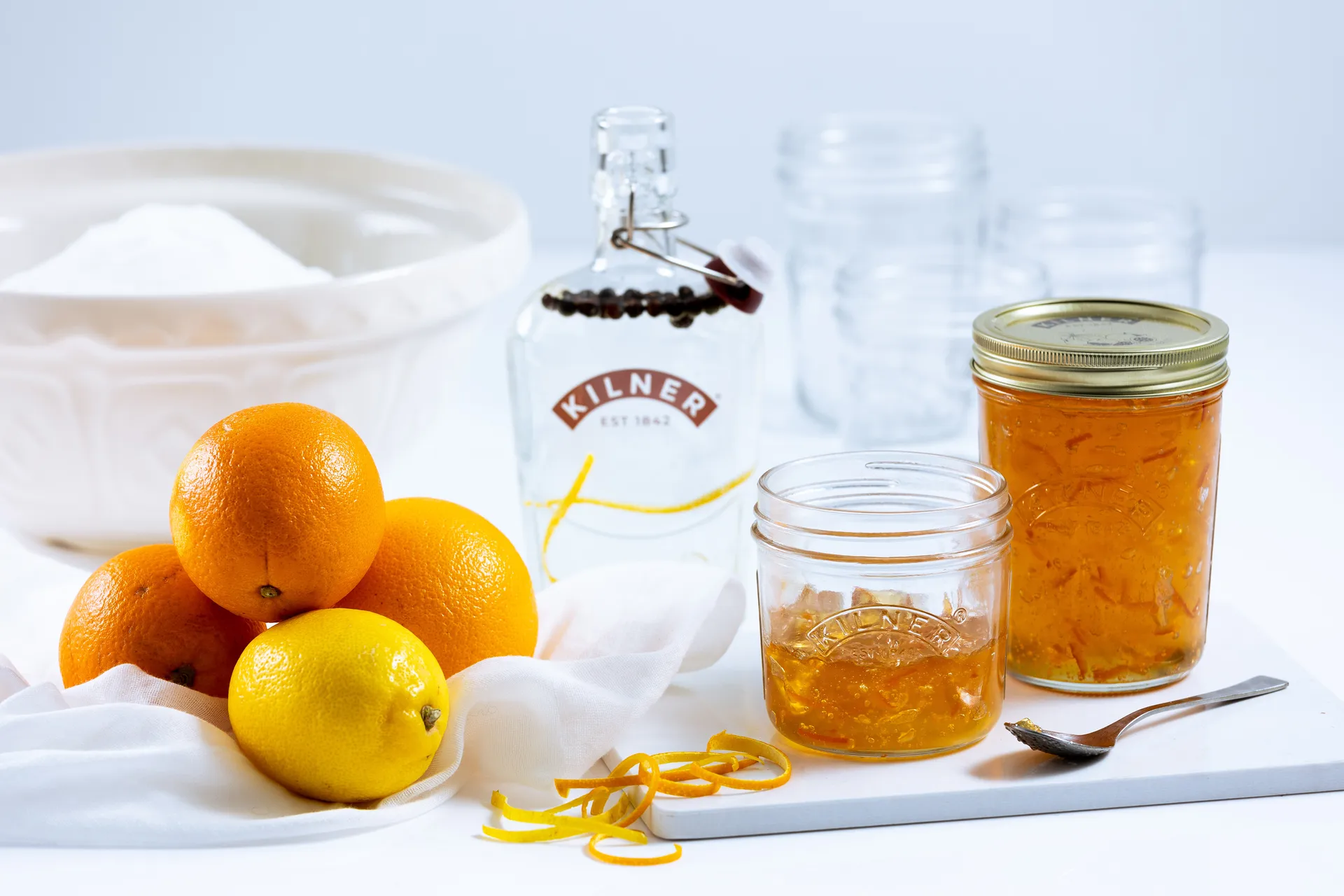 Kilner WIDE Konservenglas, Klar-Gold, 350 ml Kilner