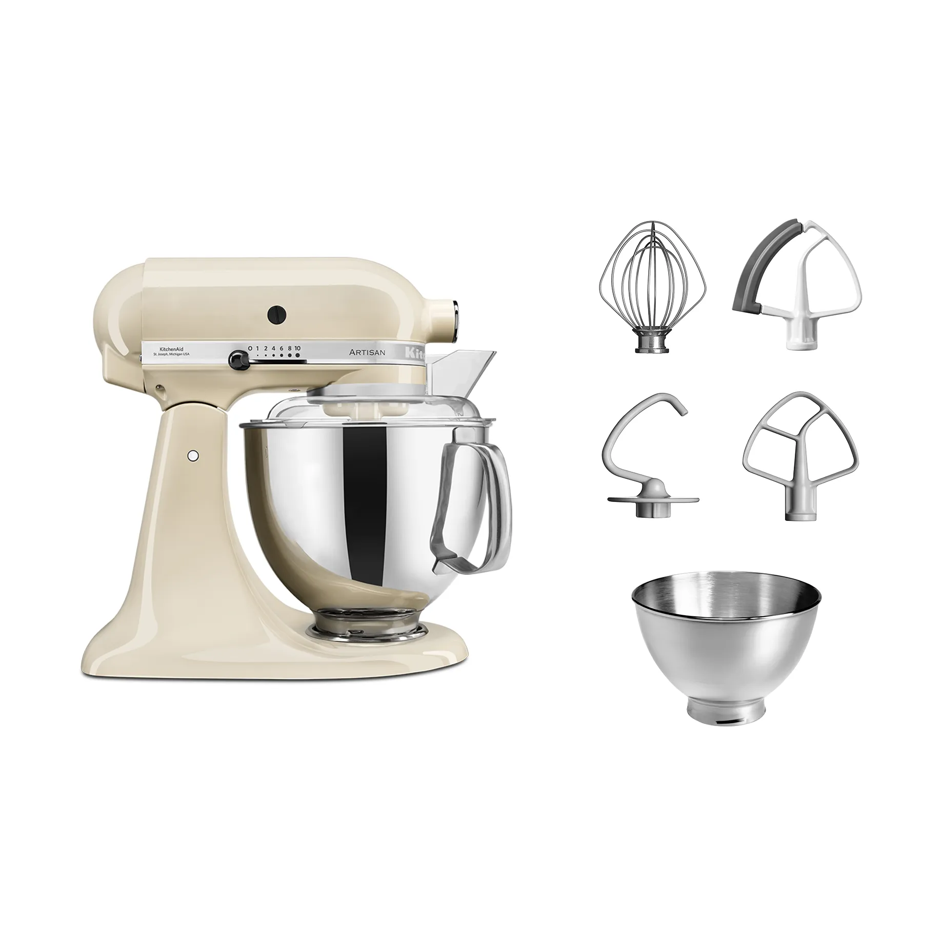 Artisan 175 Küchenmaschine 4,8 l, Crème KitchenAid