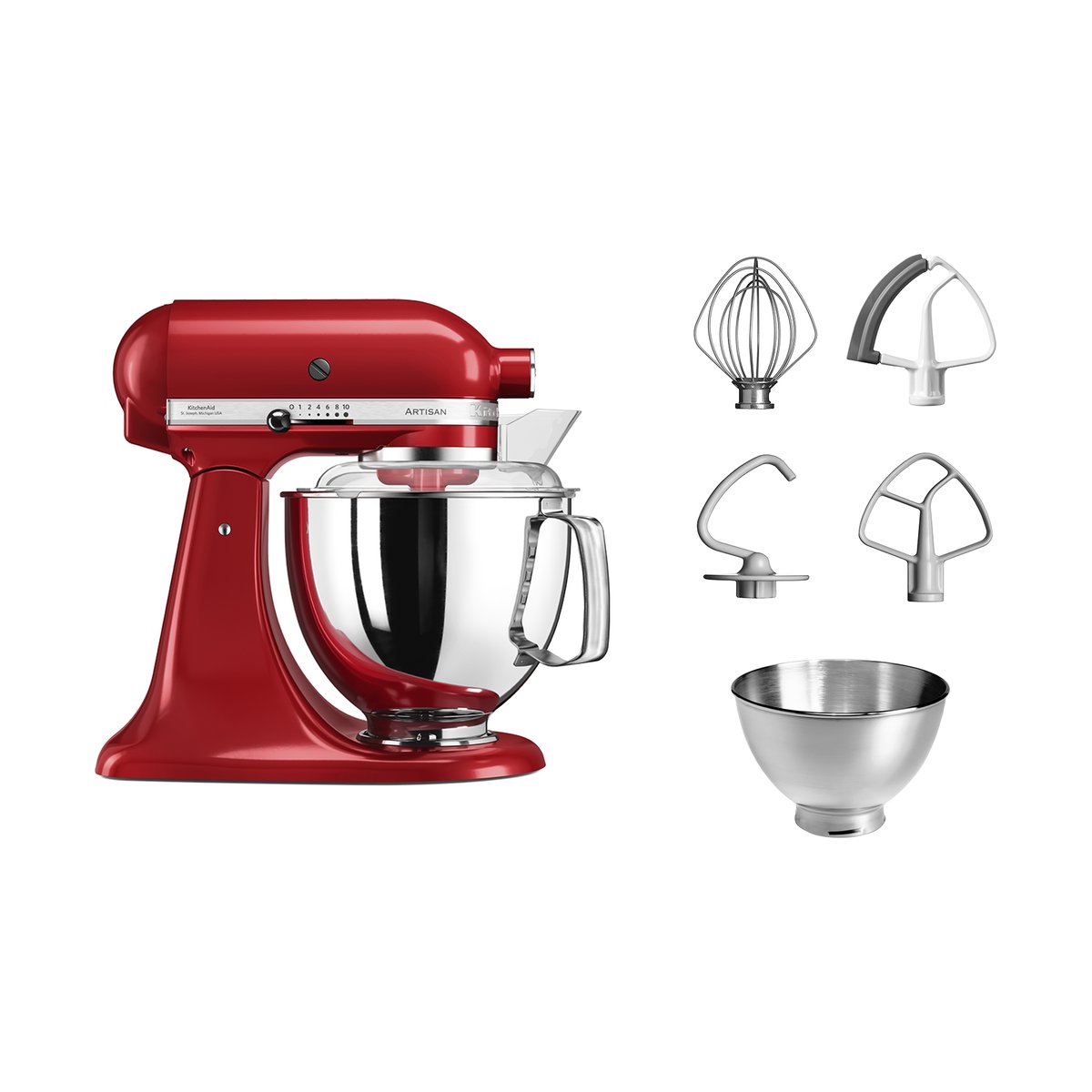 KitchenAid Artisan 175 Küchenmaschine 4,8 l Empire red