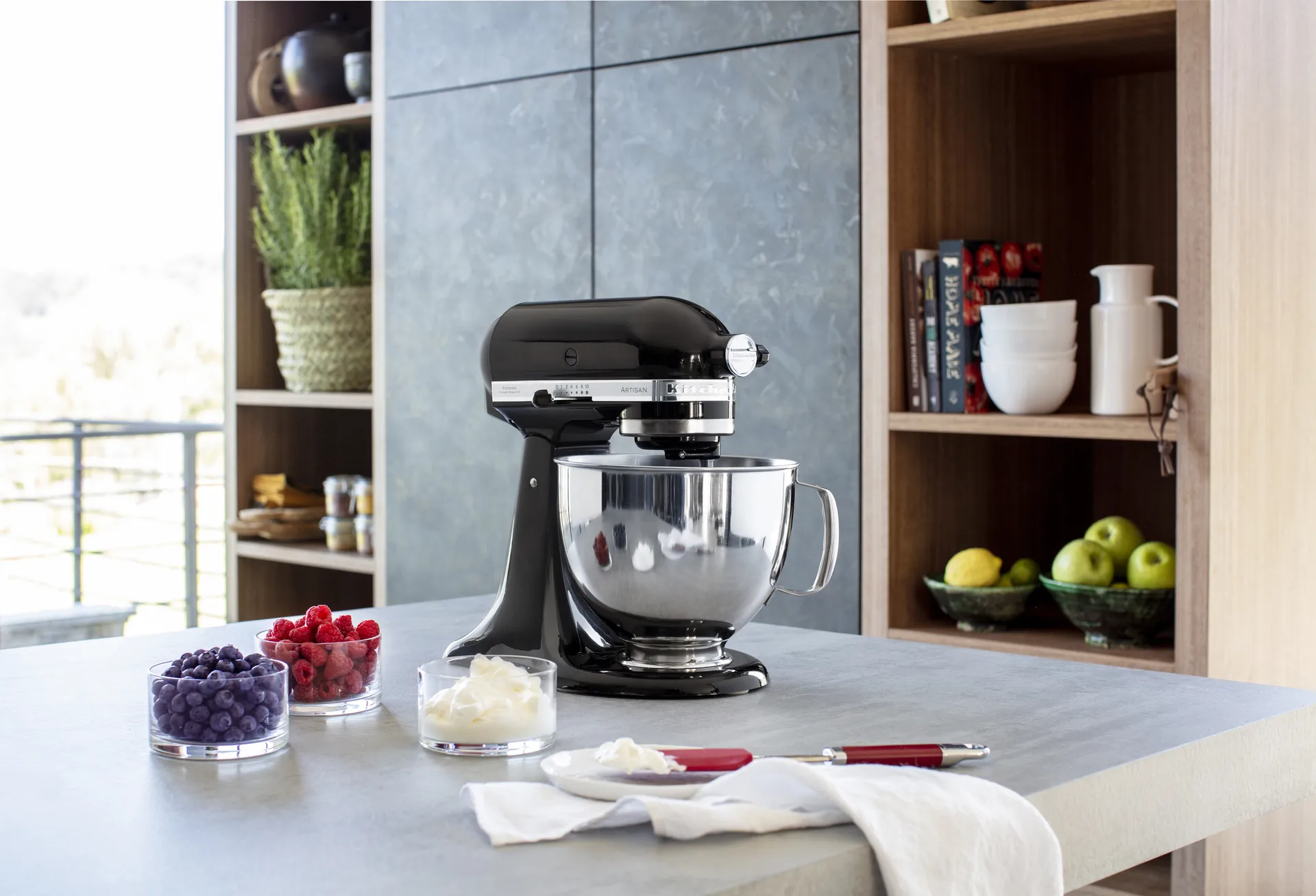 Artisan 5KSM125 Küchenmaschine 4,8 l, Schwarz KitchenAid