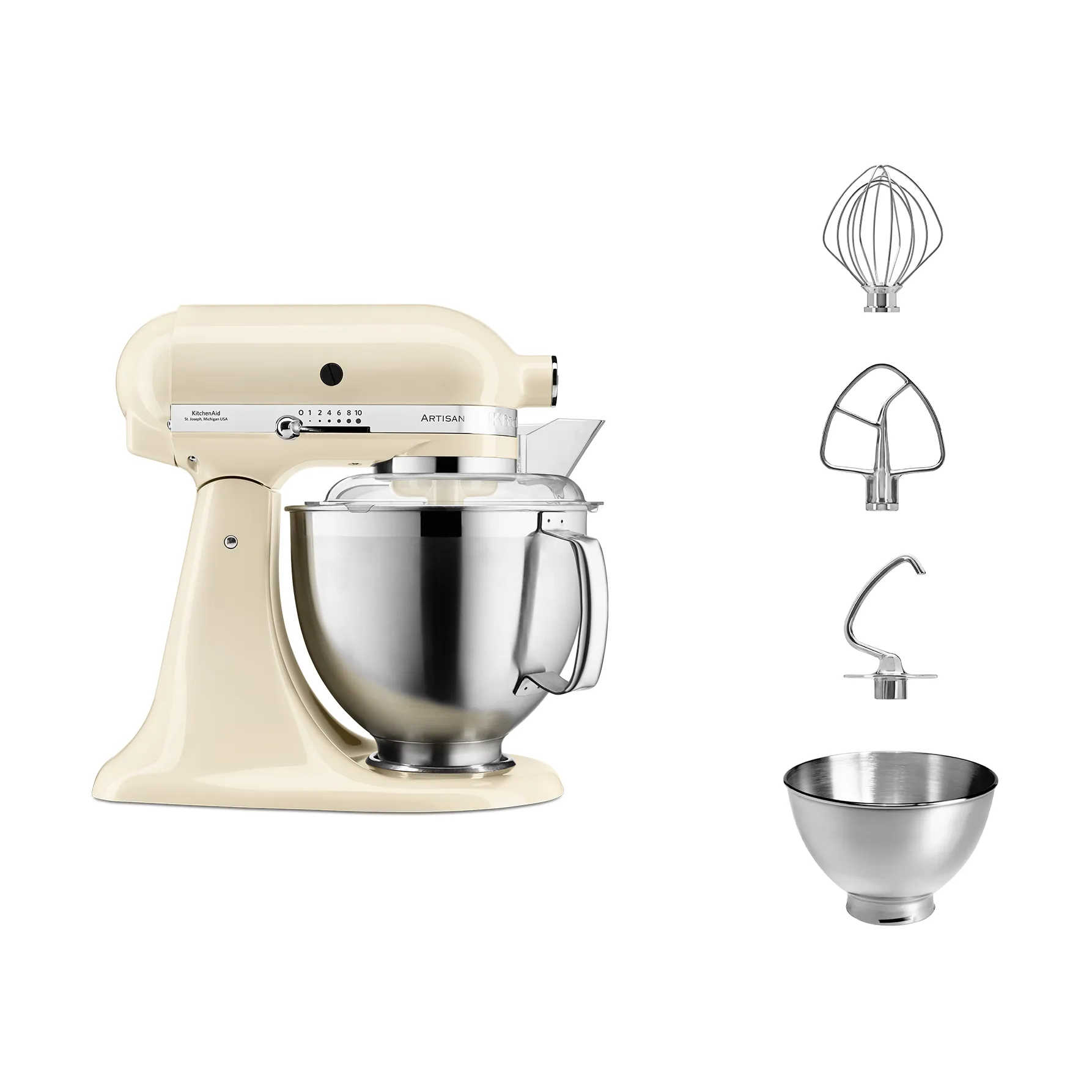 Artisan 5KSM185 Küchenmaschine 4,8 l, Almond cream KitchenAid