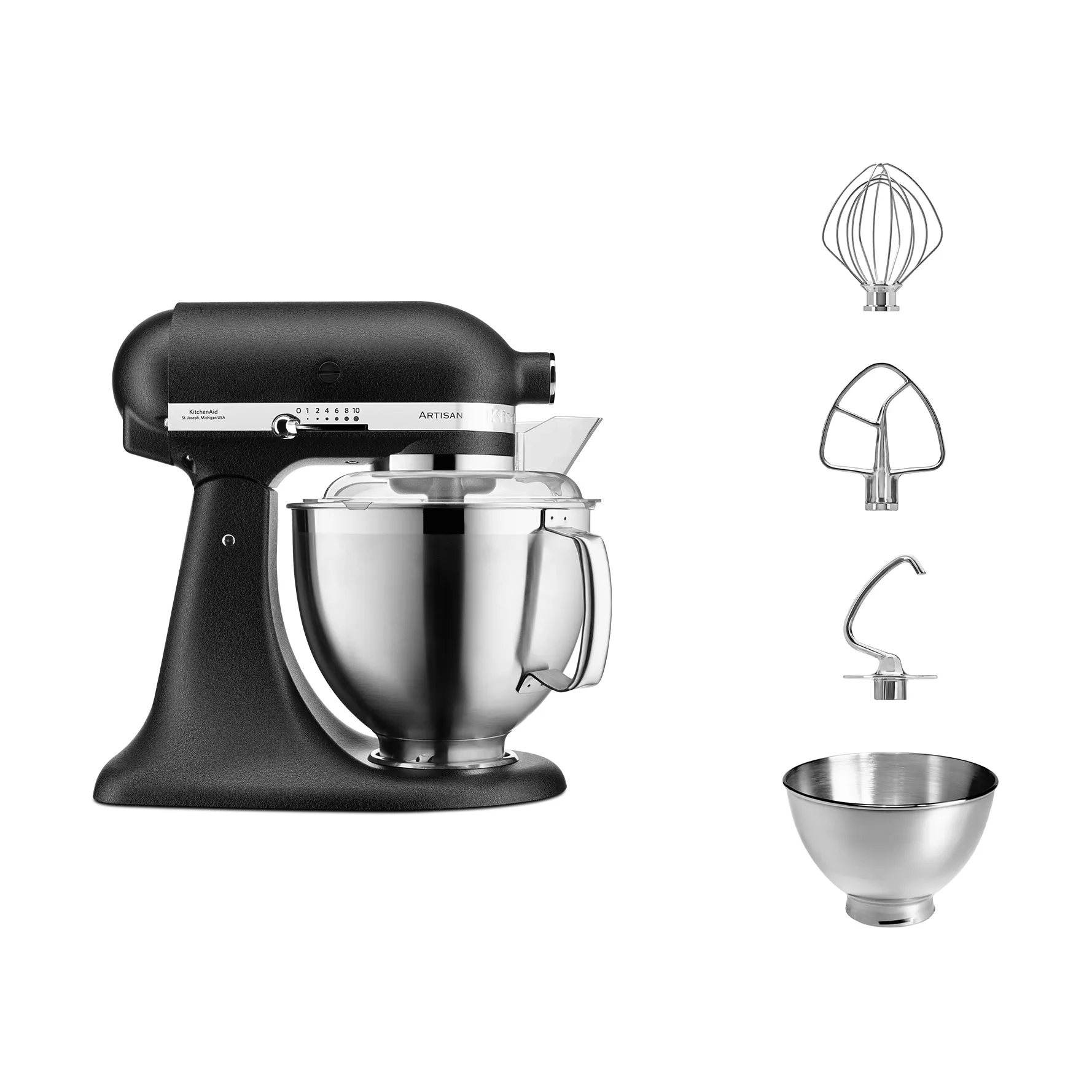 Artisan 5KSM185 Küchenmaschine 4,8 l, Cast iron black KitchenAid