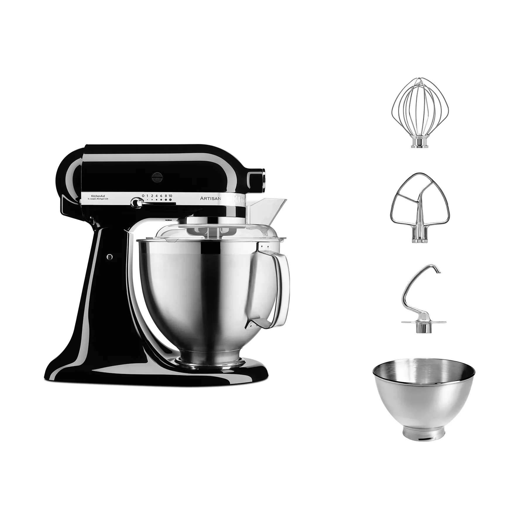 Artisan 5KSM185 Küchenmaschine 4,8 l, Onyx black KitchenAid