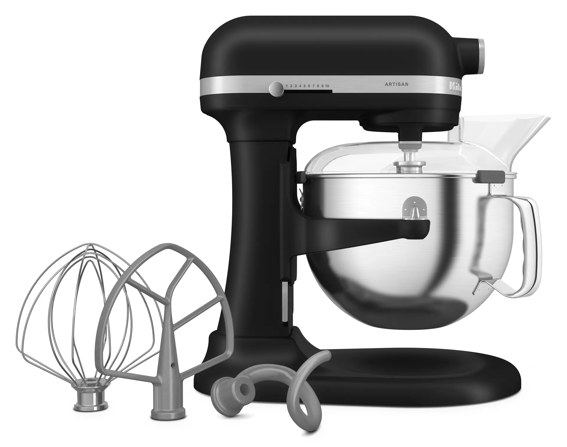 Artisan 5KSM60 Küchenmaschine mit Schwenkarm 5,6 L, Black matte KitchenAid