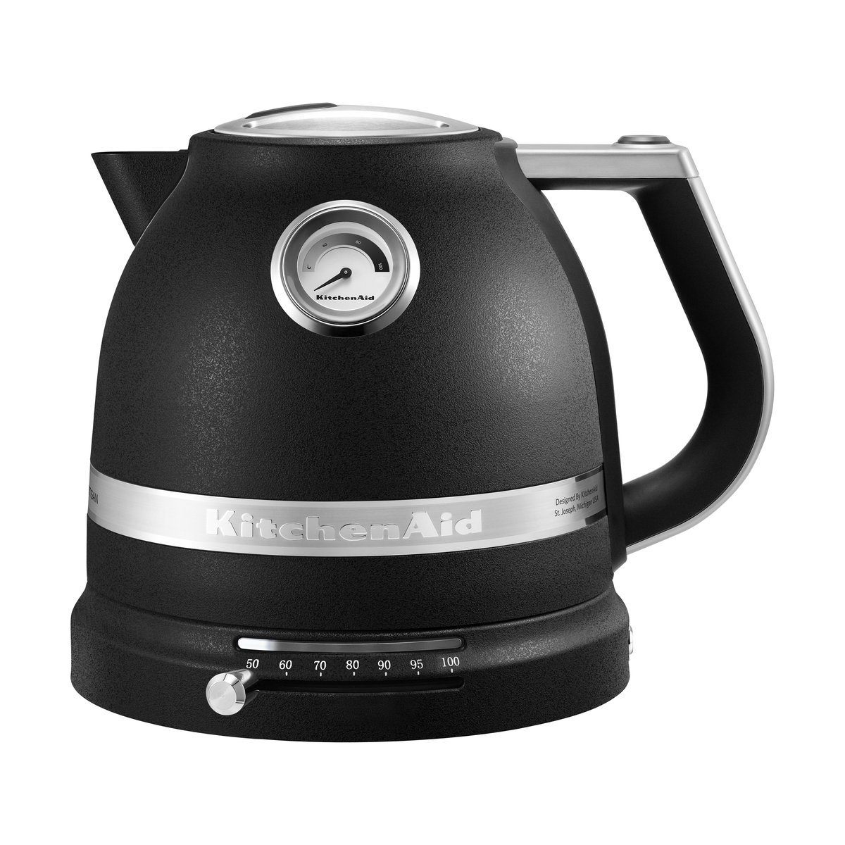 KitchenAid Artisan Wasserkocher mit variabler Temperatur 1,5 l Cast iron black