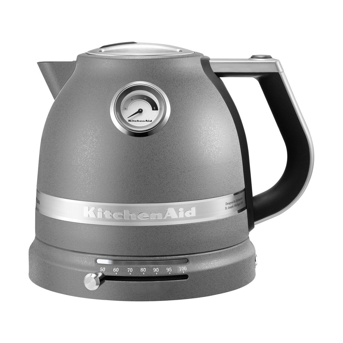 KitchenAid Artisan Wasserkocher mit variabler Temperatur 1,5 l Imperial grey