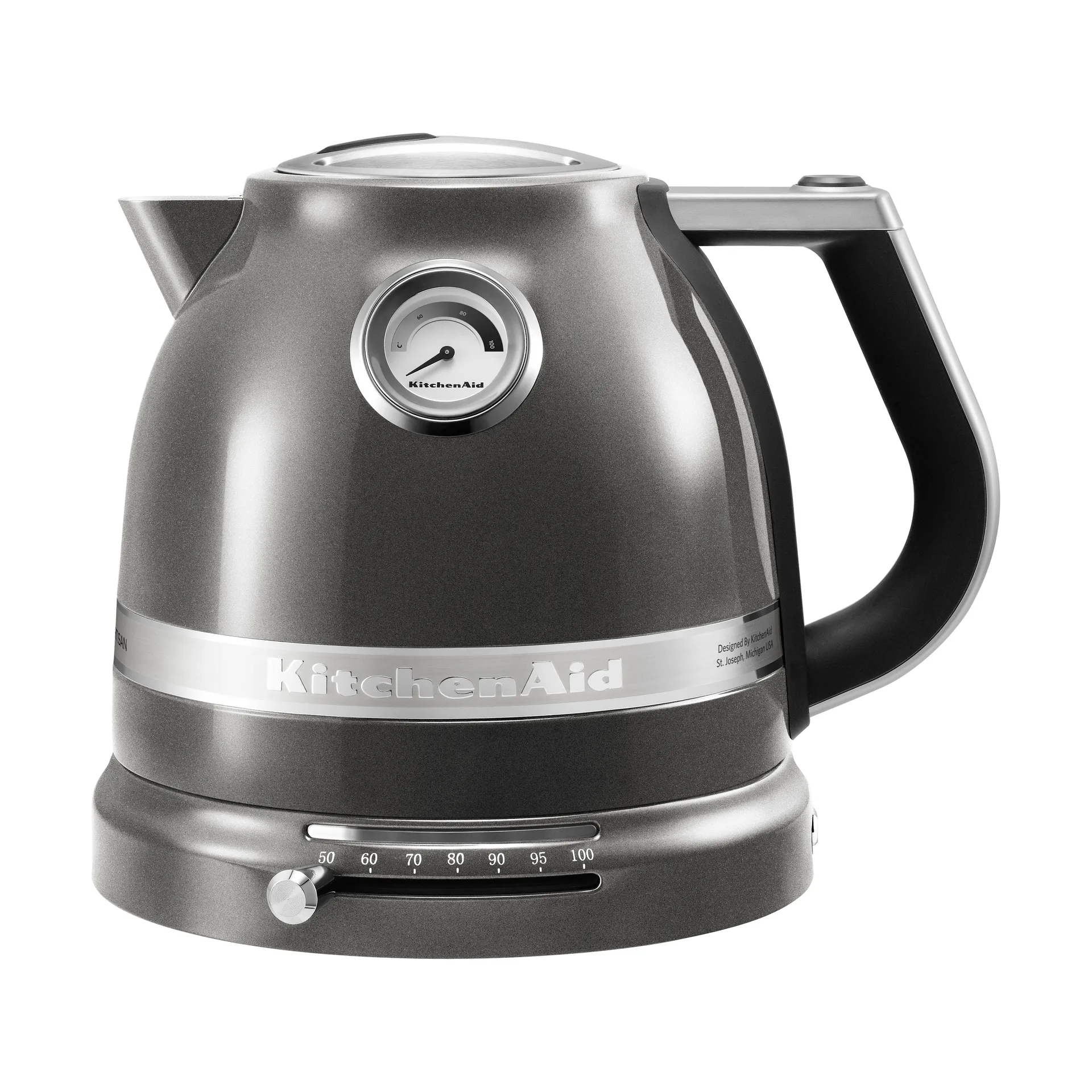Artisan Wasserkocher mit variabler Temperatur 1,5 l, Medallion silver KitchenAid
