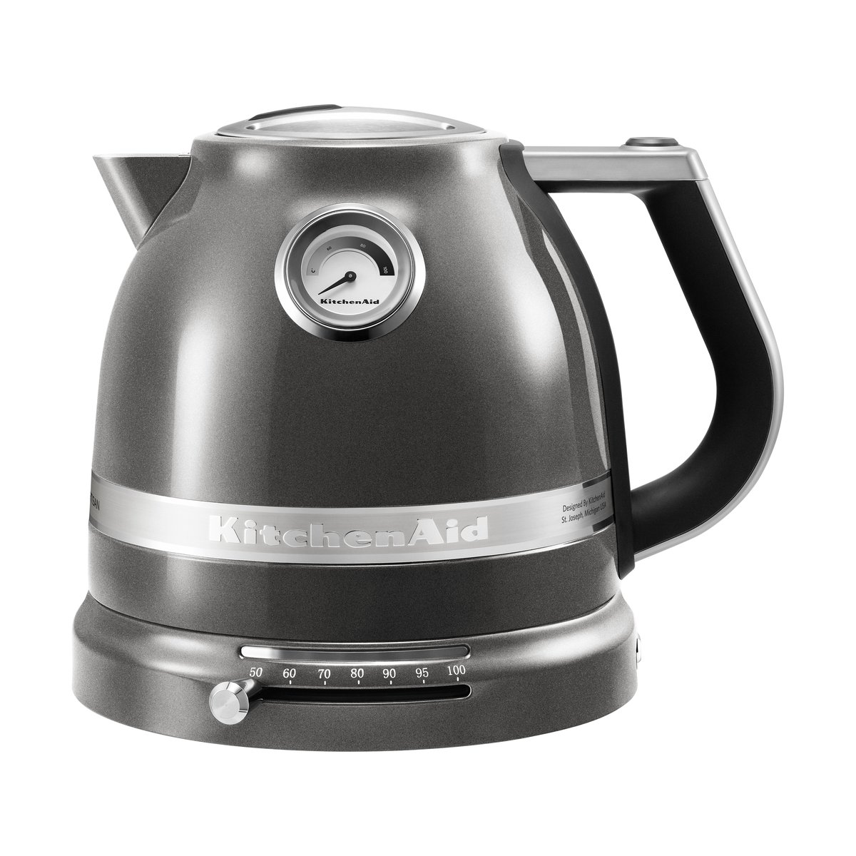 KitchenAid Artisan Wasserkocher mit variabler Temperatur 1,5 l Medallion silver
