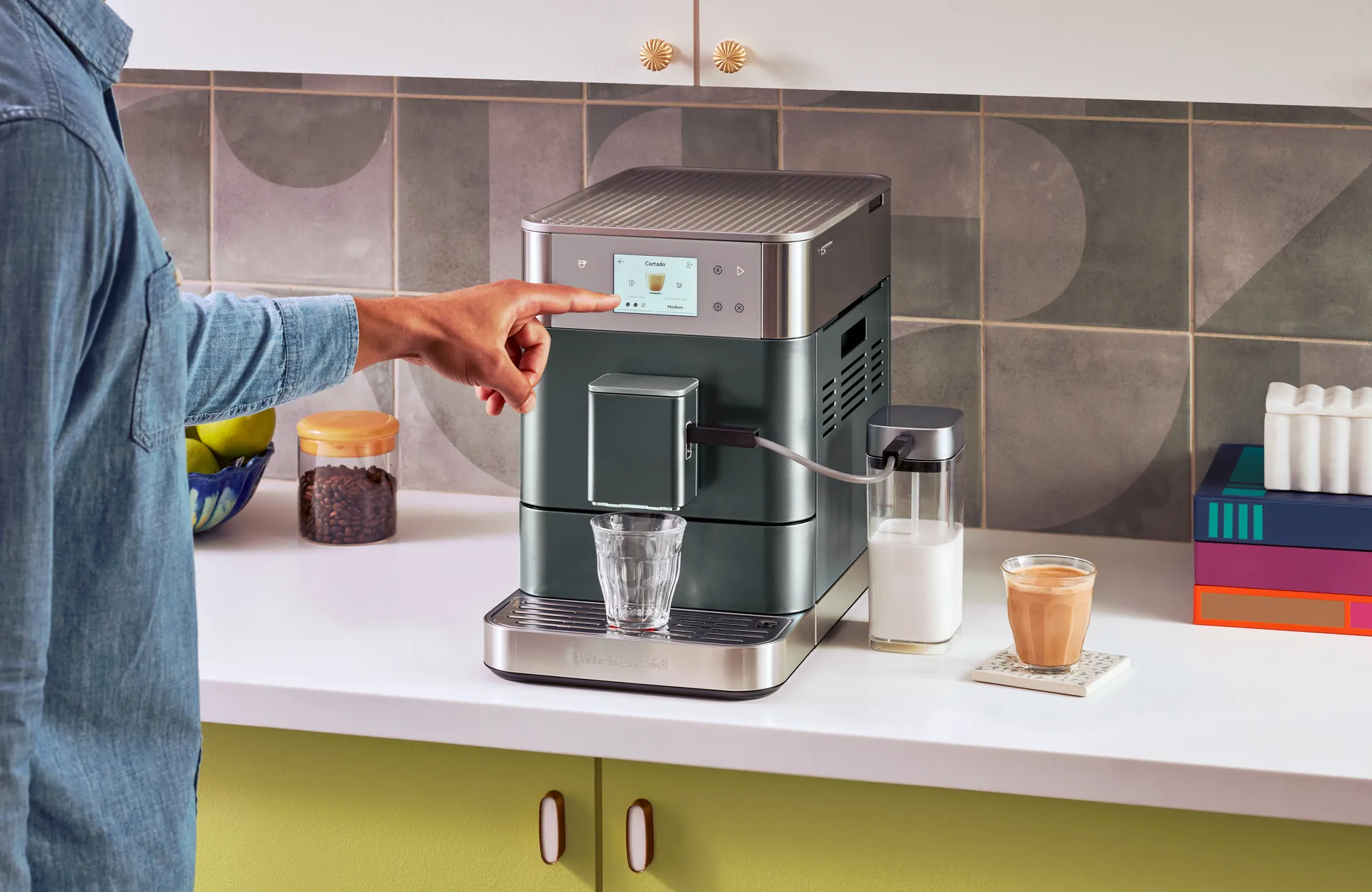 KitchenAid automatische Espressomaschine KF7, Juniper KitchenAid