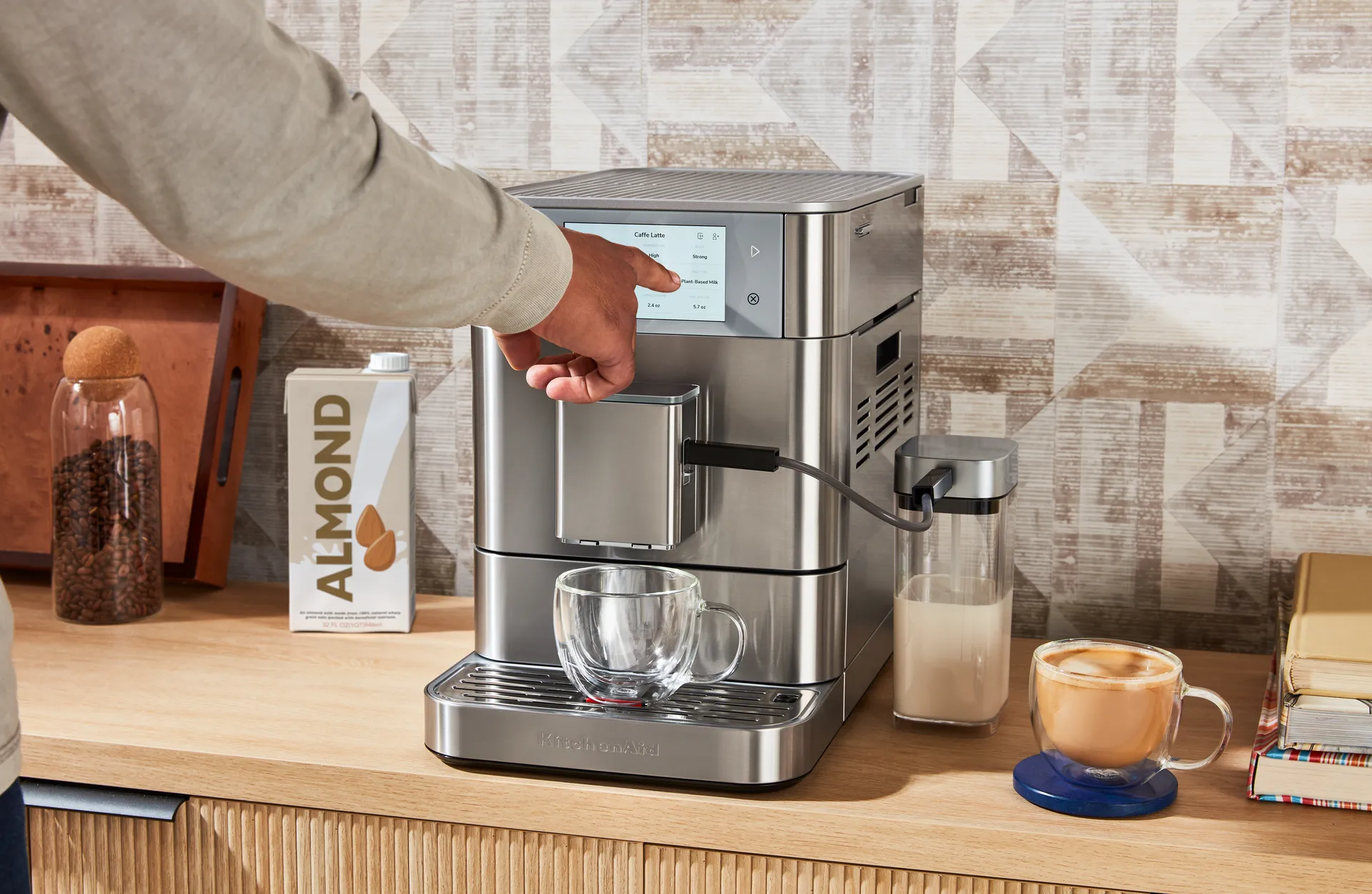 KitchenAid automatische Espressomaschine KF8, Stahl KitchenAid