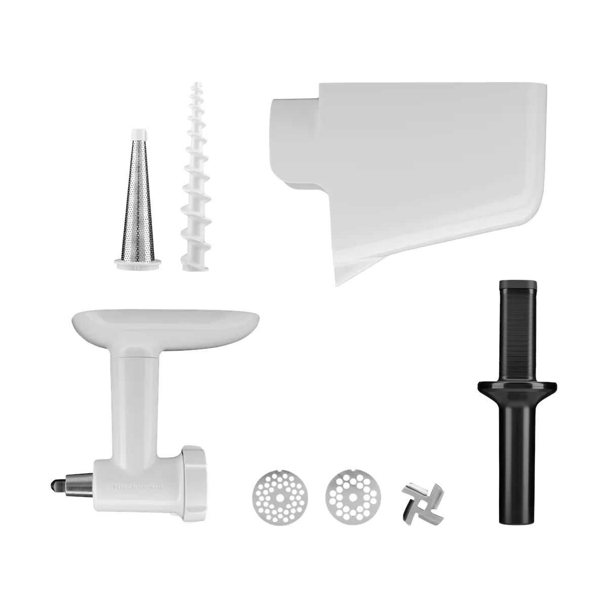 KitchenAid Fleischwolf und Passiersatz für Küchenmaschine, Weiß KitchenAid