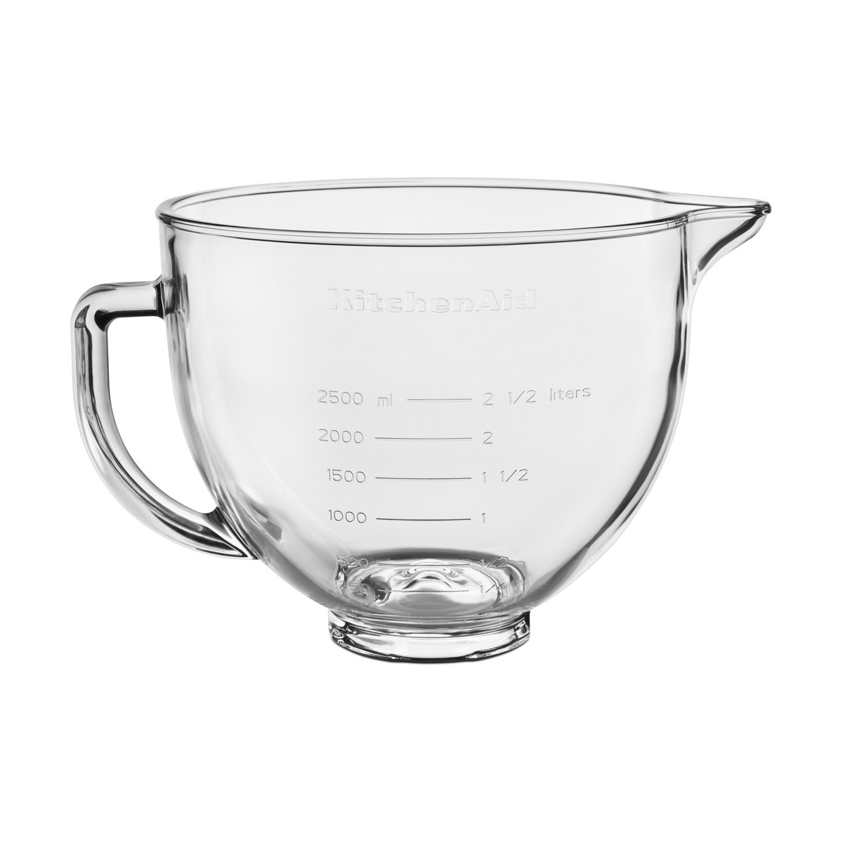 KitchenAid KitchenAid Glasschüssel mit Deckel 4,7 L Klar