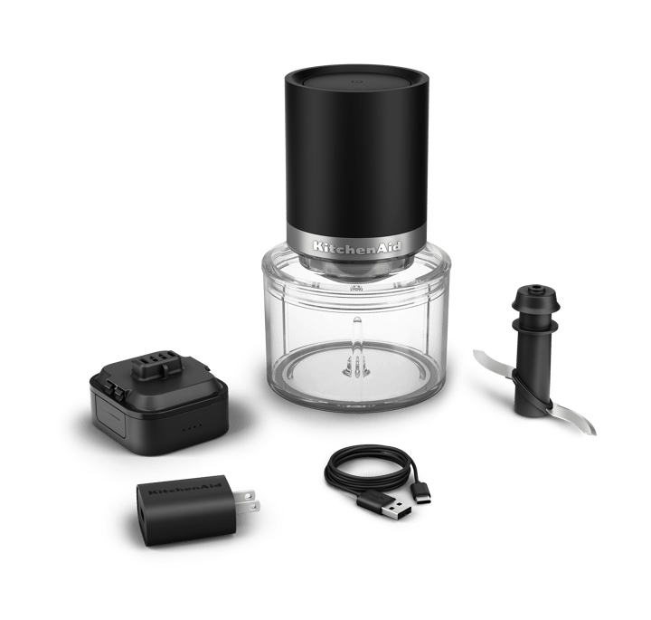 KitchenAid Go kabelloser Zerkleinerer ohne Akku, Matt schwarz KitchenAid
