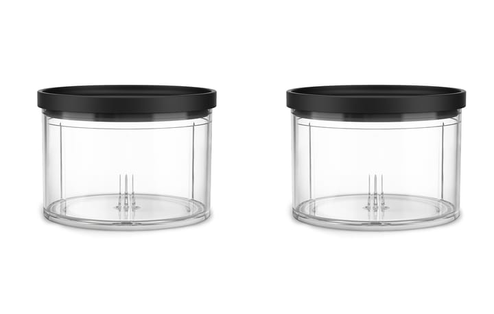 KitchenAid Go Top Down Chopper Schüssel 2er-Packung - Transparent - KitchenAid
