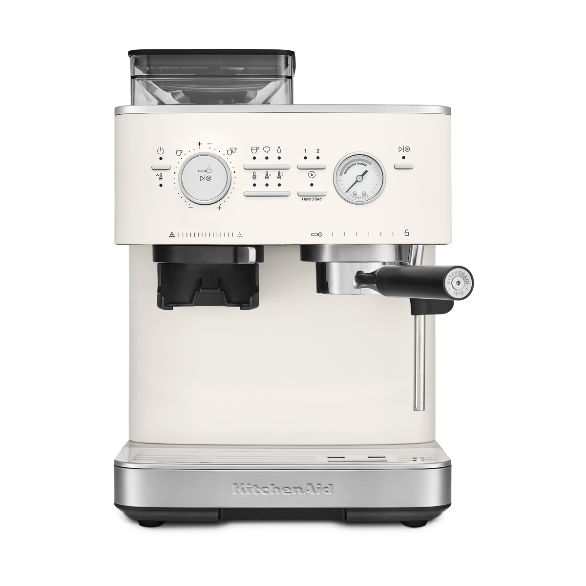 KitchenAid KitchenAid halbautomatische Espressomaschine mit Mühle Porcelain white