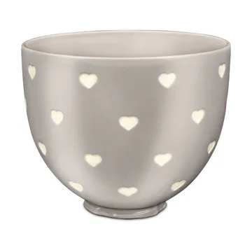 KitchenAid Keramikschüssel ohne Griff 4,7 L - Layered hearts - KitchenAid
