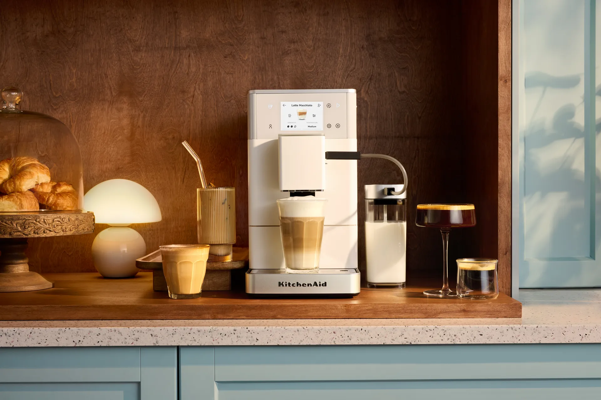 KitchenAid KF4 automatische Espressomaschine, Porcelain white KitchenAid