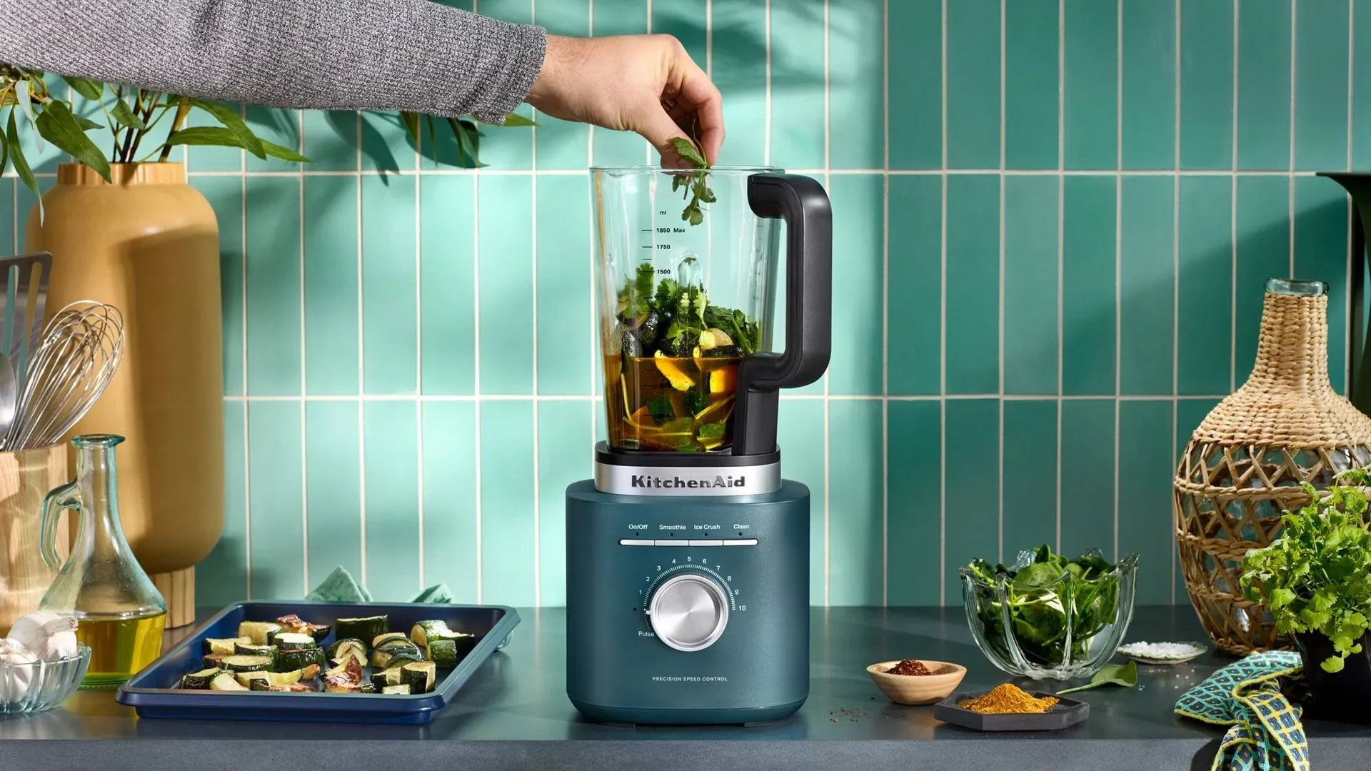 KitchenAid Pure Power Blender-Glaskanne, Agave, 1,85 l KitchenAid