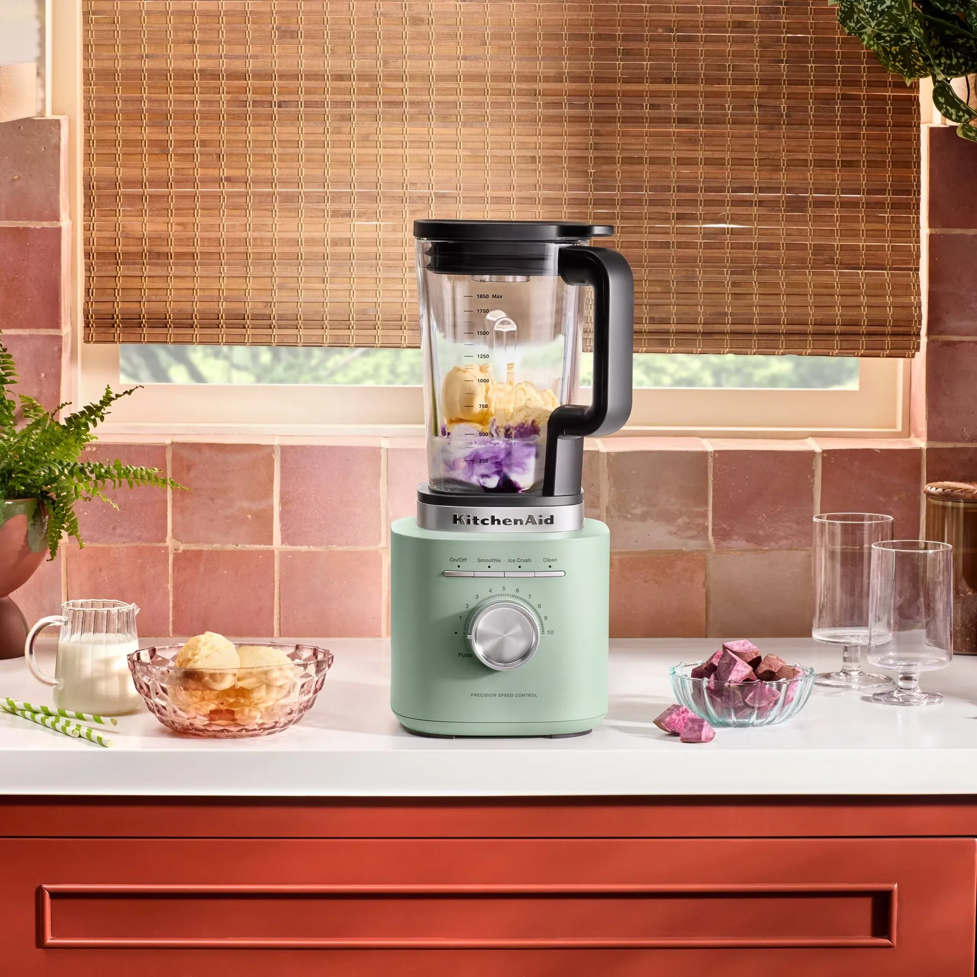KitchenAid Pure Power Blender-Glaskanne, Kardamom, 1,85 l KitchenAid