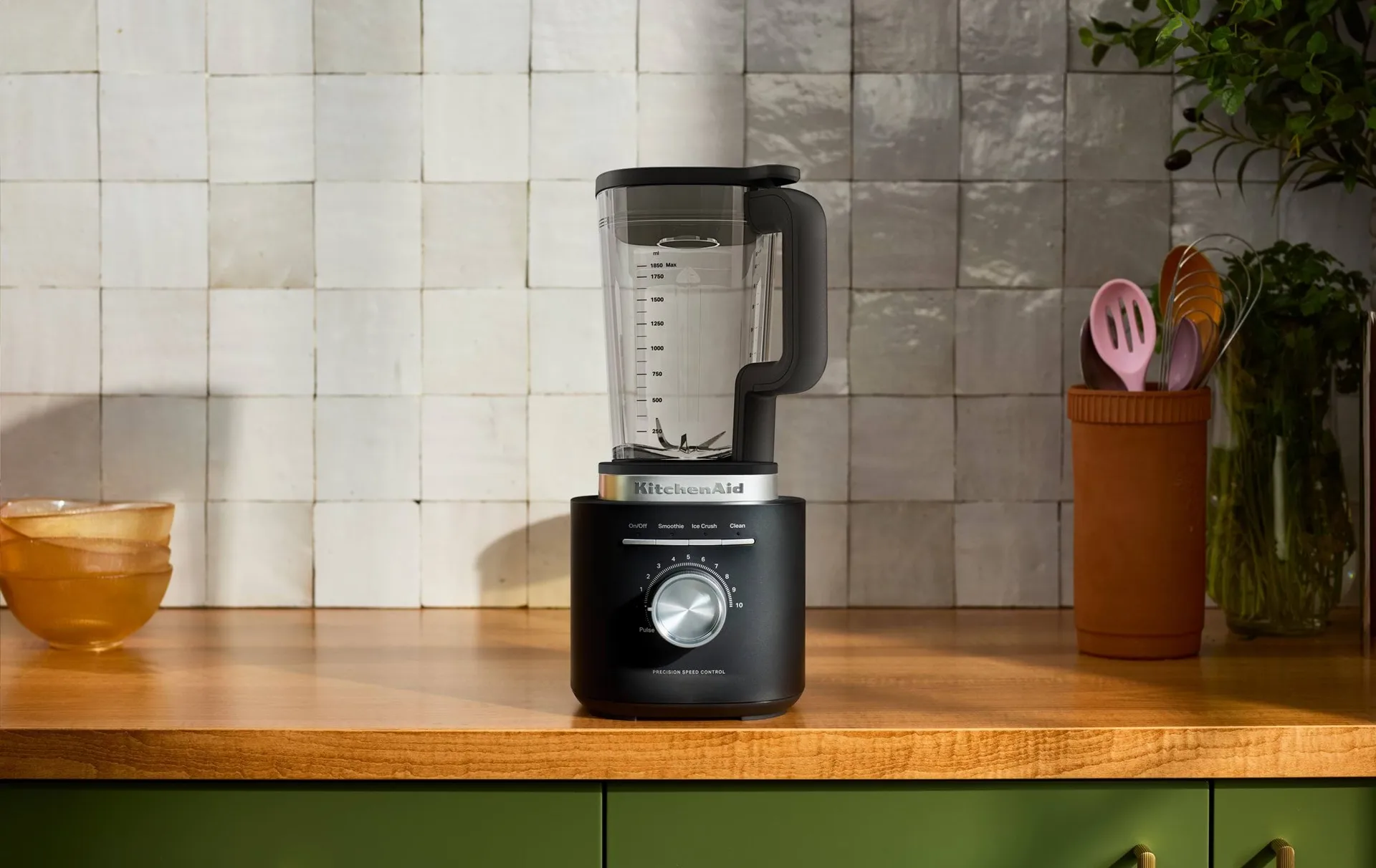 KitchenAid Pure Power Blender-Glaskanne, Matt Schwarz, 1,85 l KitchenAid
