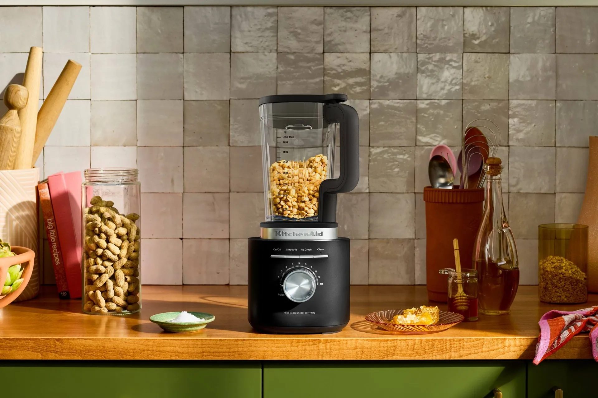 KitchenAid Pure Power Blender-Glaskanne, Matt Schwarz, 1,85 l KitchenAid