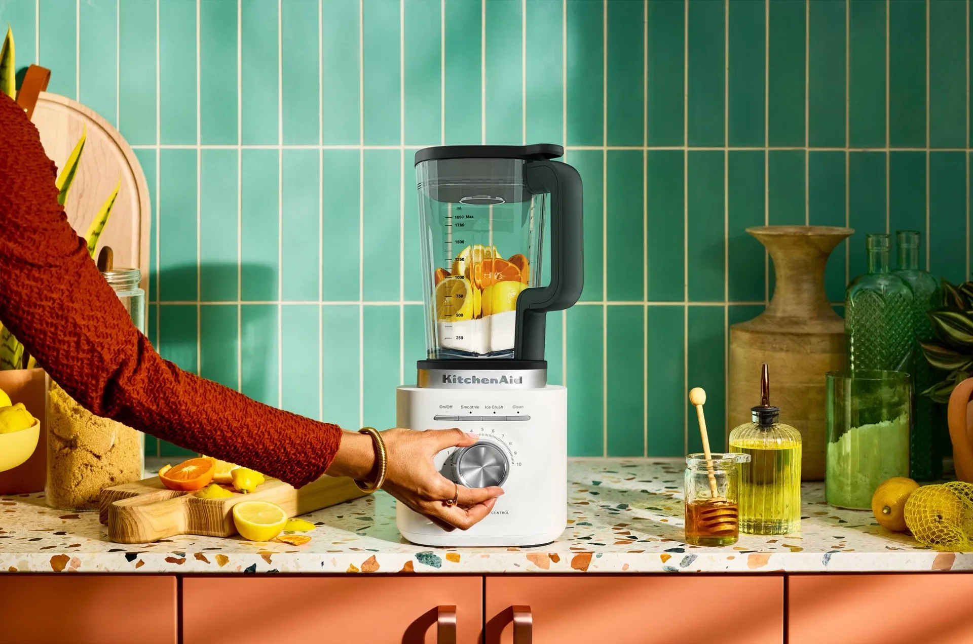KitchenAid Pure Power Blender-Glaskanne, Porcelain White, 1,85 l KitchenAid