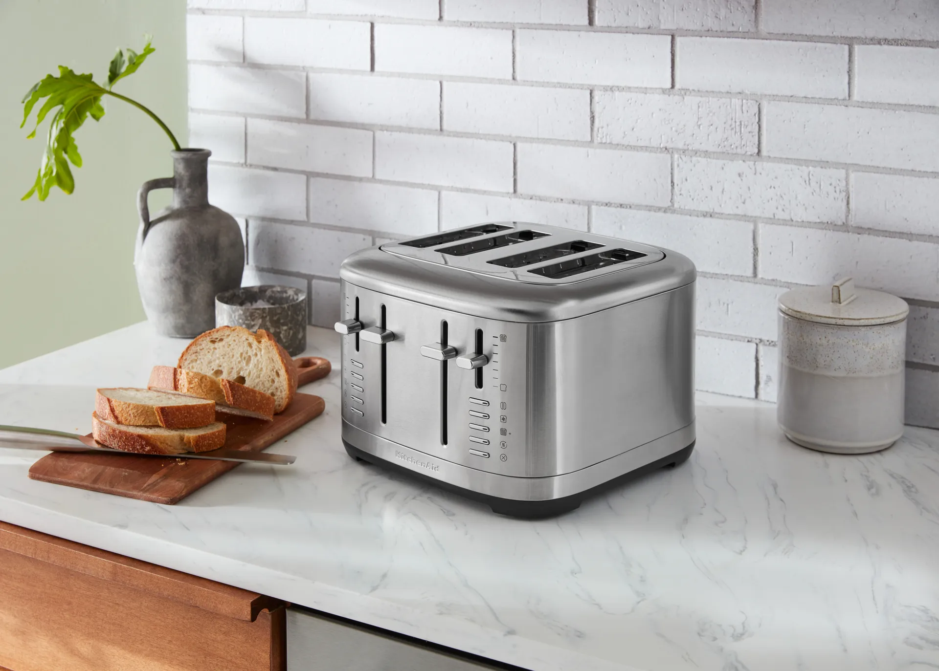 KitchenAid Toaster für 4 Scheiben, Stahl KitchenAid