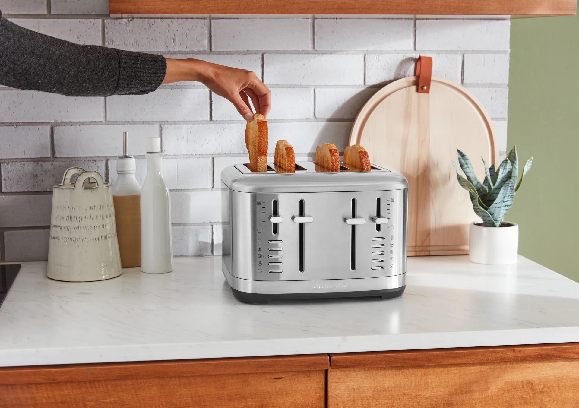 KitchenAid Toaster für 4 Scheiben, Stahl KitchenAid