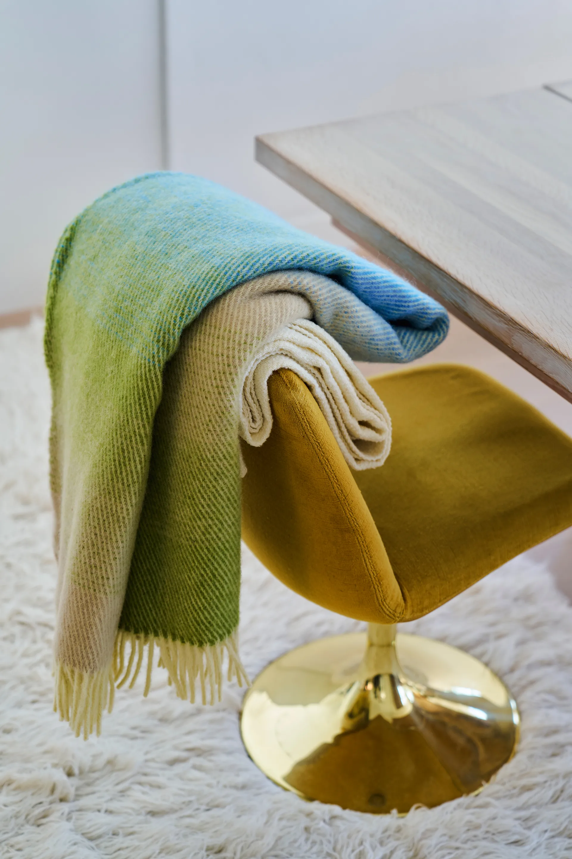 Aurora Wolldecke 130x200 cm, Pastel dream Klippan Yllefabrik