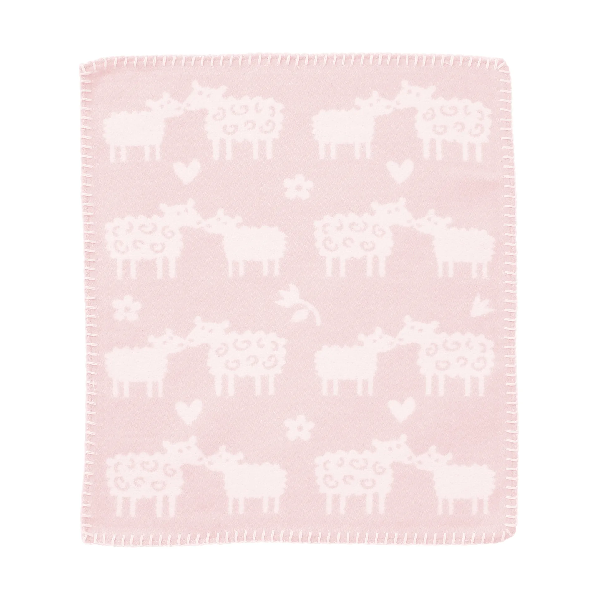 Bää Schmusetuch, Soft pink, 34x40 cm Klippan Yllefabrik
