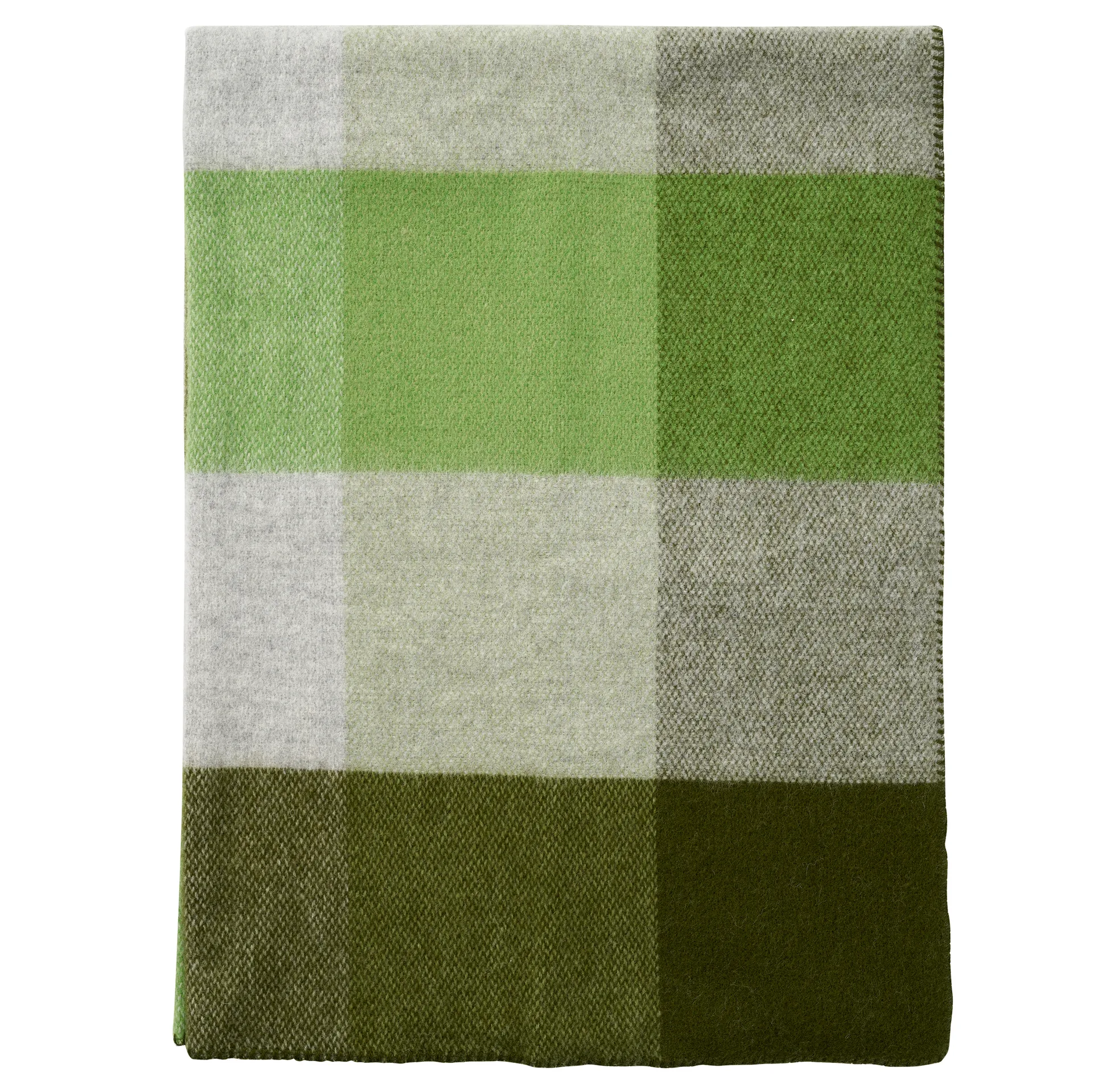Block Wolldecke 130 x 180cm, Green Klippan Yllefabrik