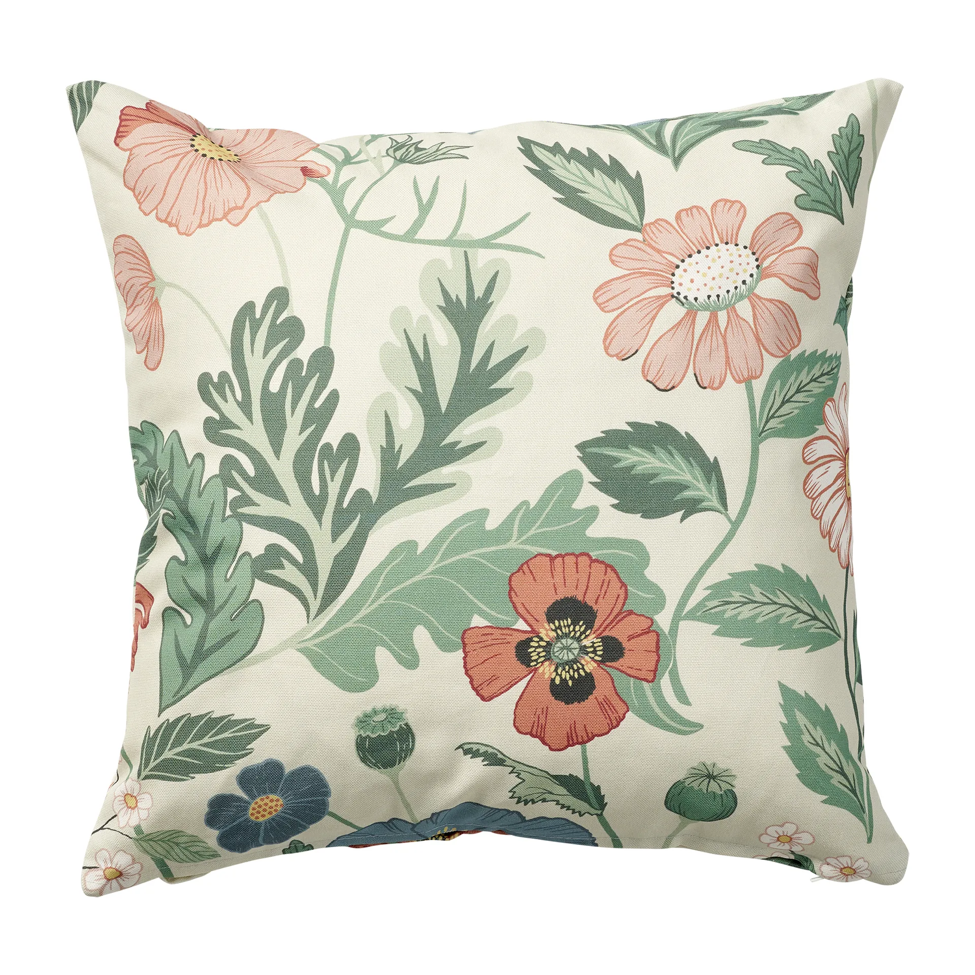 Bloom Kissenbezug 45 x 45cm, Creme Klippan Yllefabrik