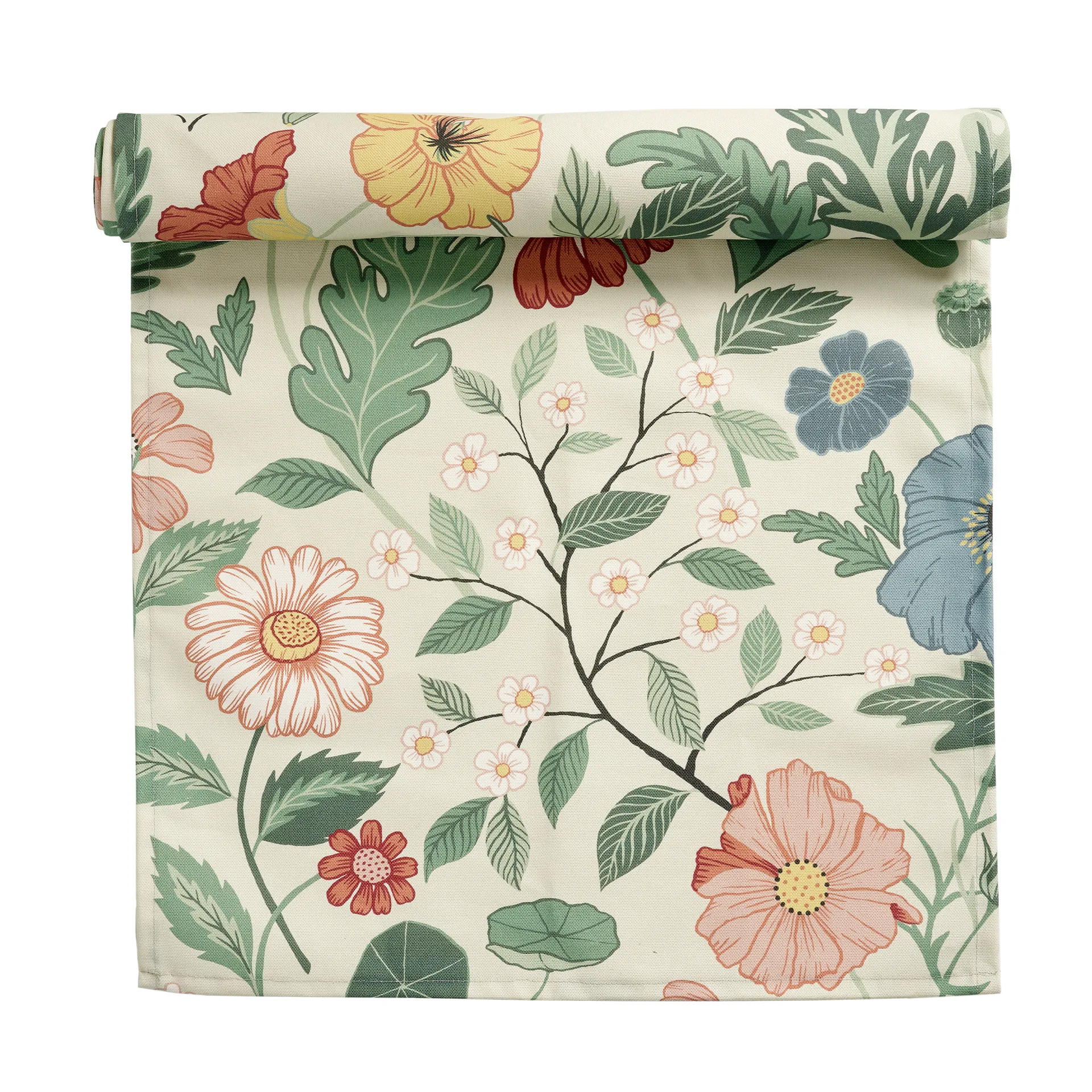 Bloom Tischläufer, Creme Klippan Yllefabrik