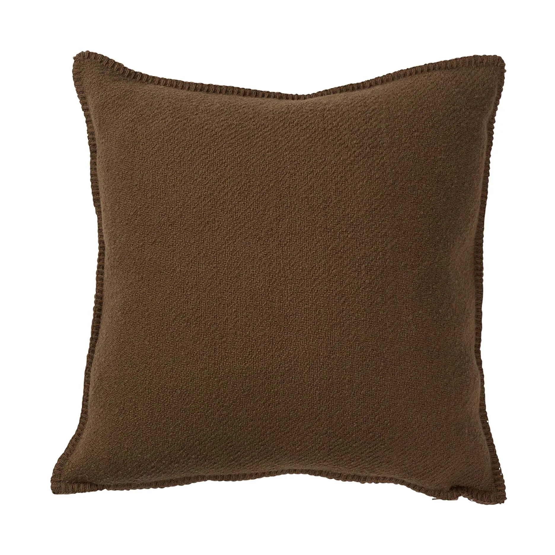 Bouclé Kissenbezug 45x45 cm, Mocha mousse Klippan Yllefabrik