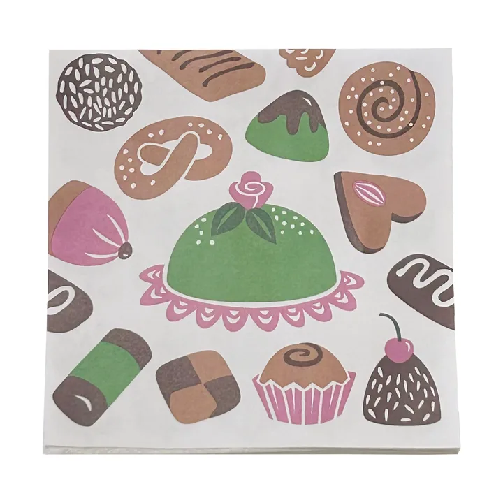 Fika Papierservietten 20-teilig - 33x33 cm - Klippan Yllefabrik