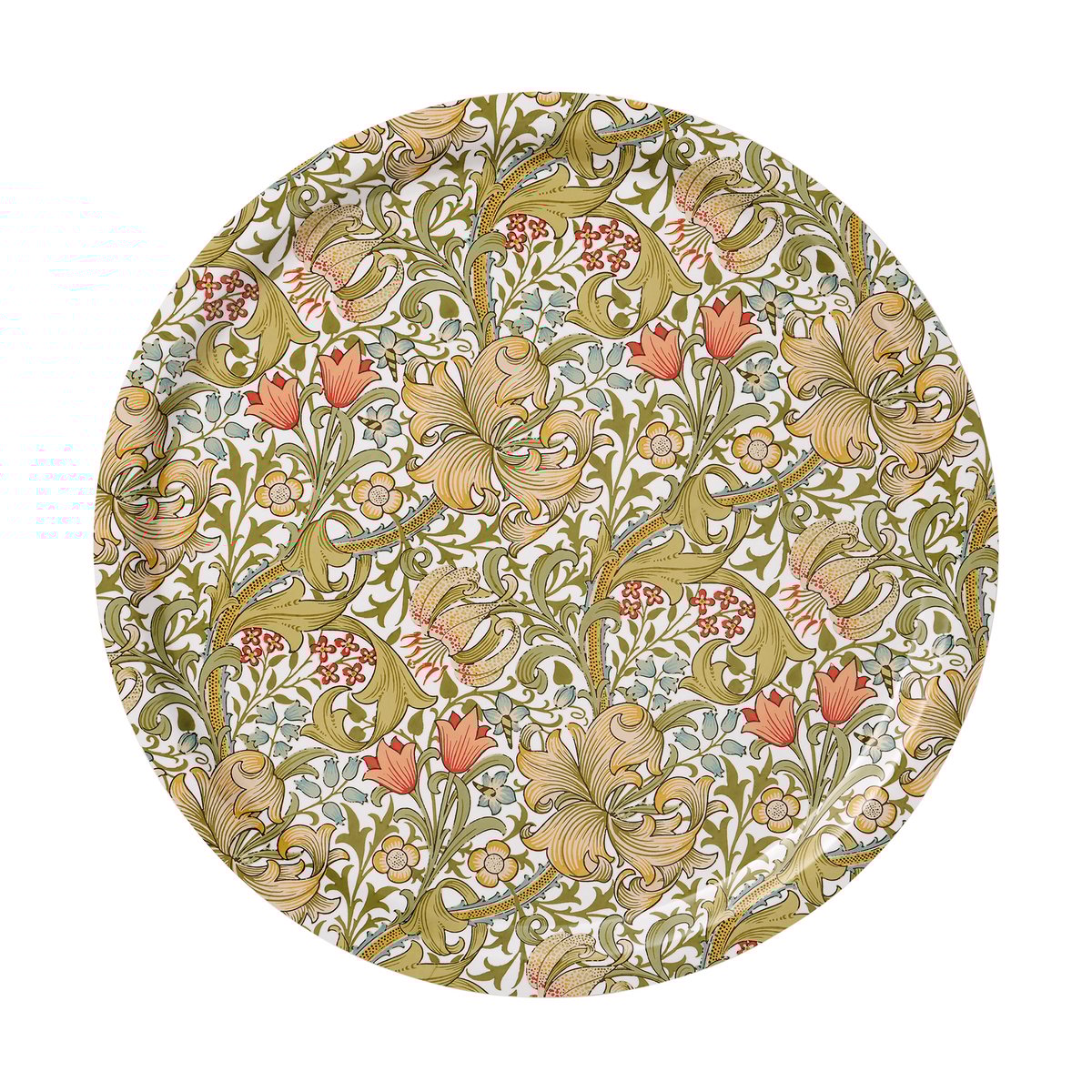 Klippan Yllefabrik Golden Lily runde Schale Ø49 cm Multi