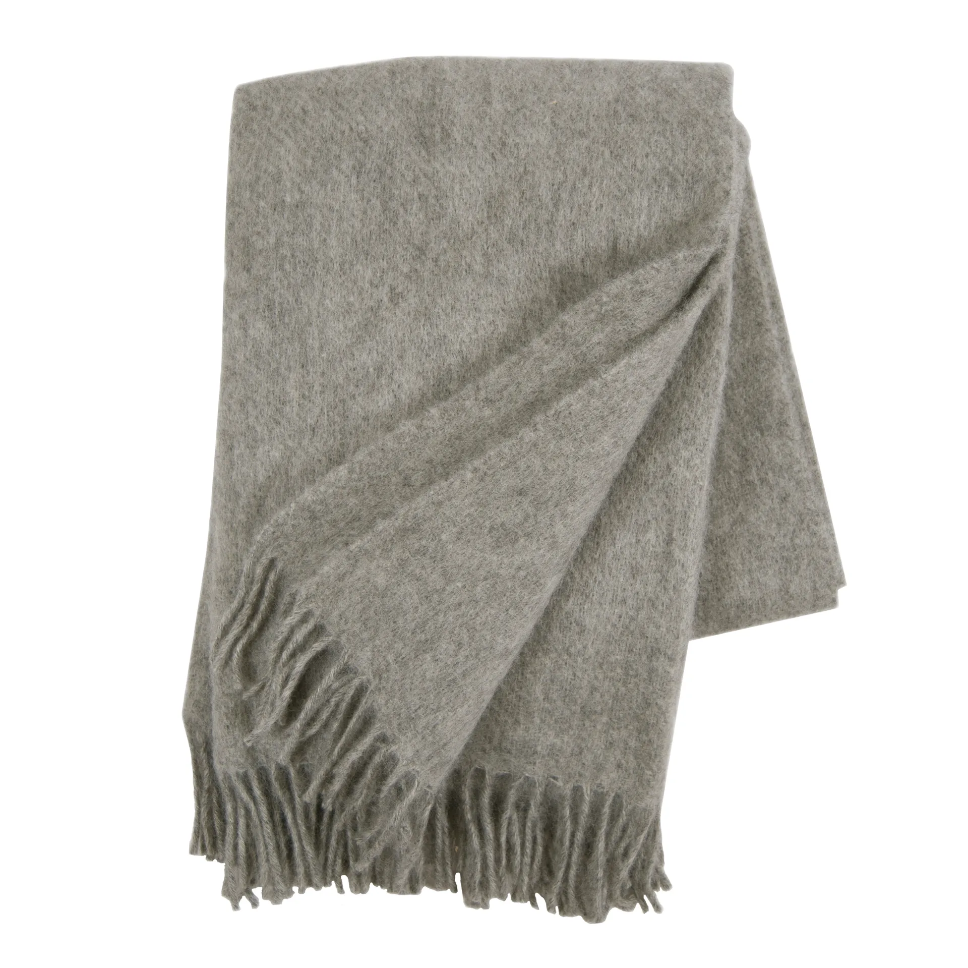 Gotland Wolldecke 130 x 200cm, Naturgrau Klippan Yllefabrik