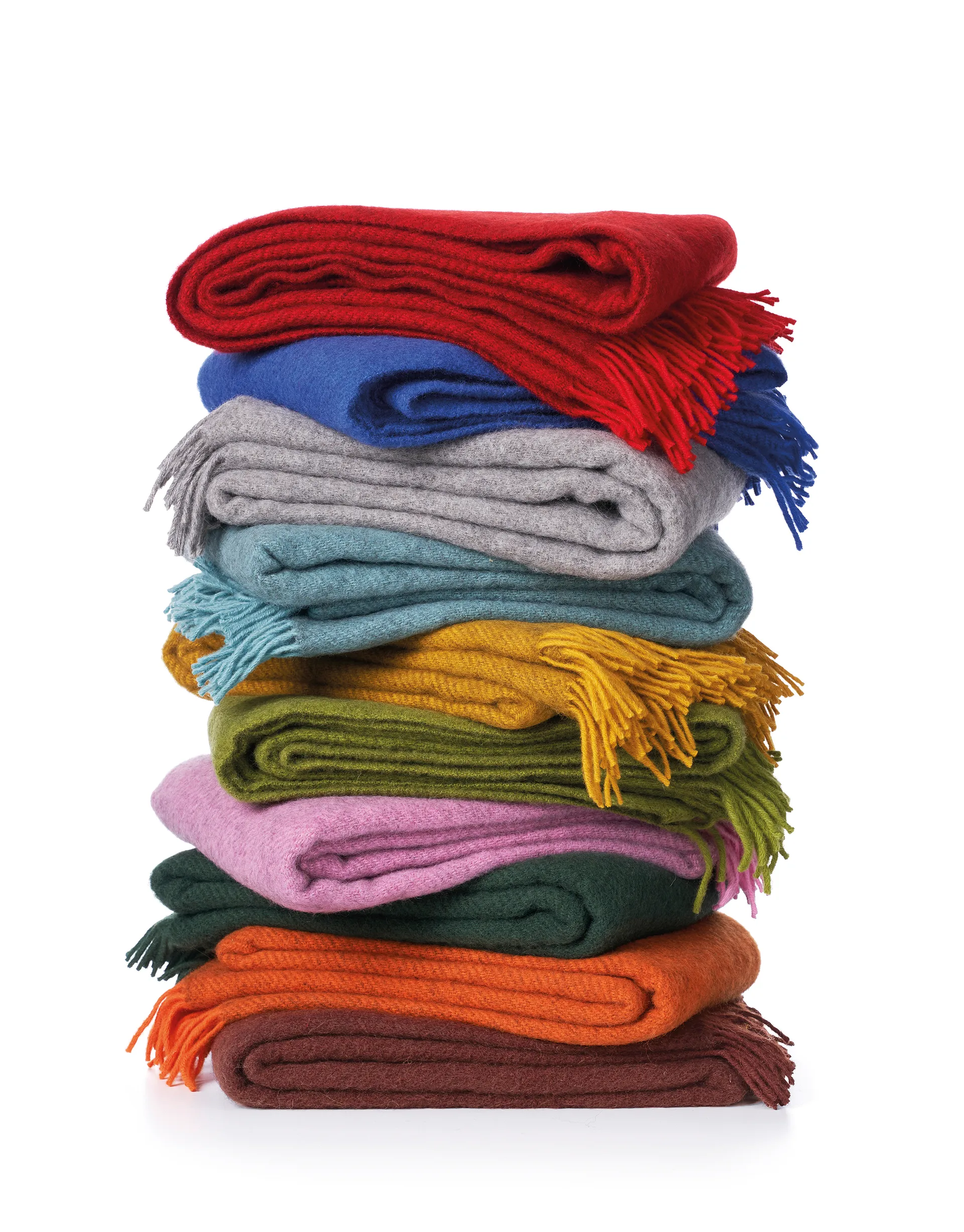 Gotland Wolldecke 130 x 200cm, Rosa Klippan Yllefabrik