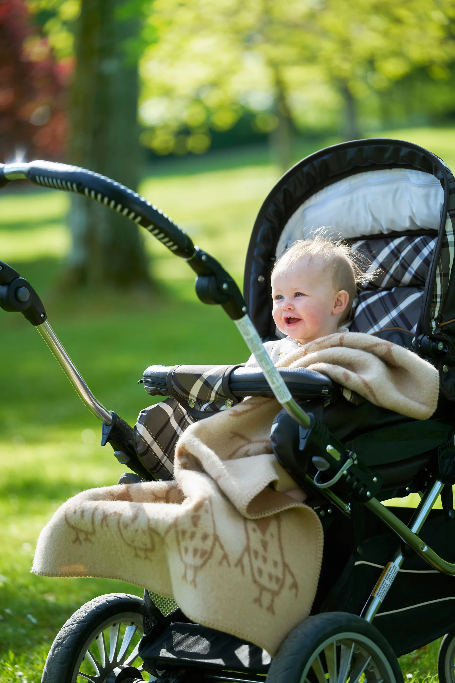 Hand in hand Schmusetuch 34x40 cm, Taupe Klippan Yllefabrik