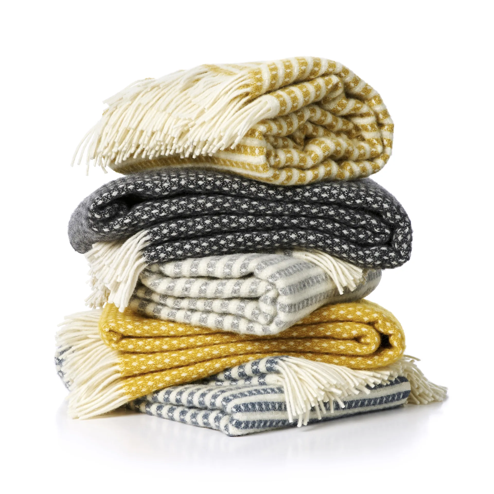 Knut Wolldecke, Dunkelgrau Klippan Yllefabrik