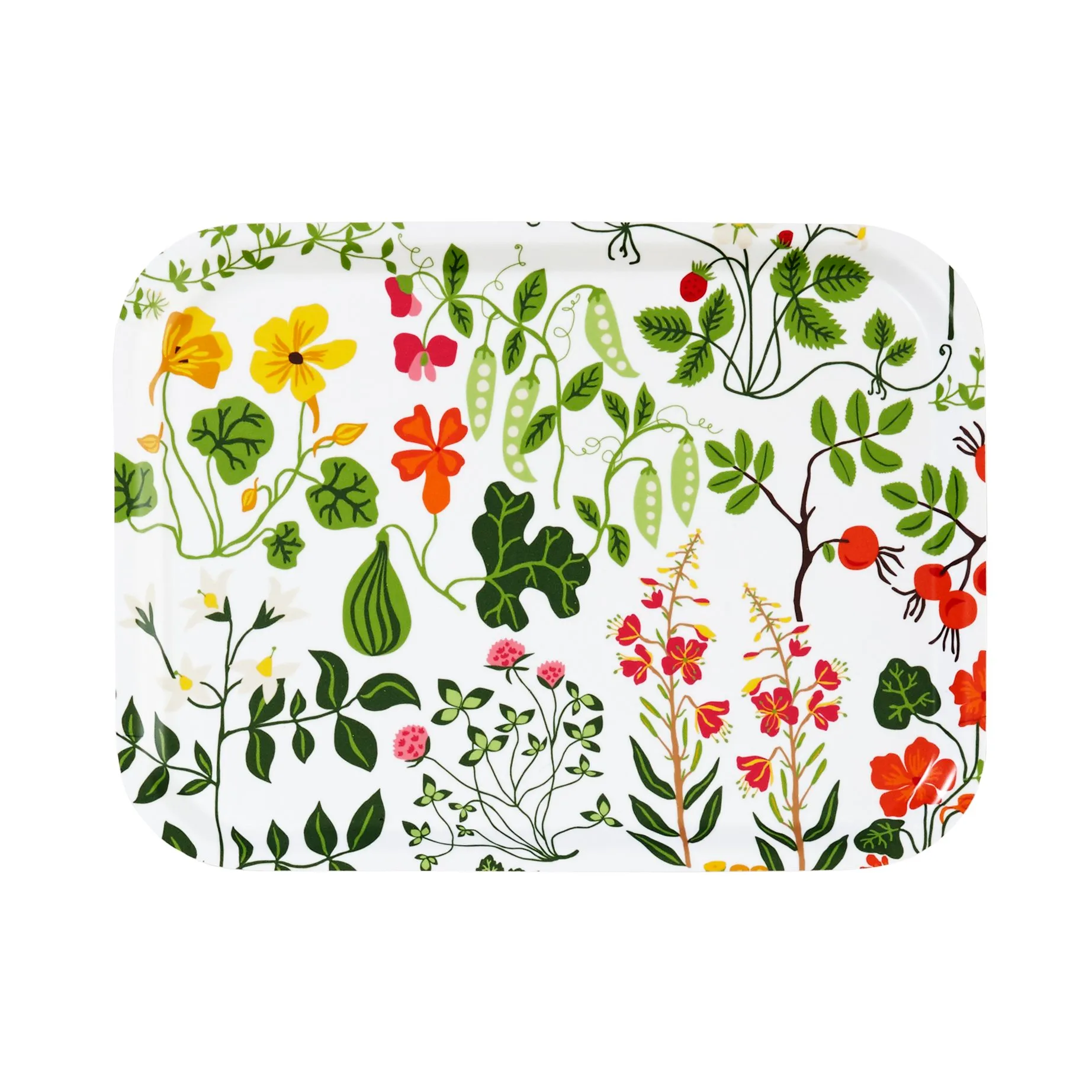 Leksand Tablett 20 x 27cm, Weiß Klippan Yllefabrik