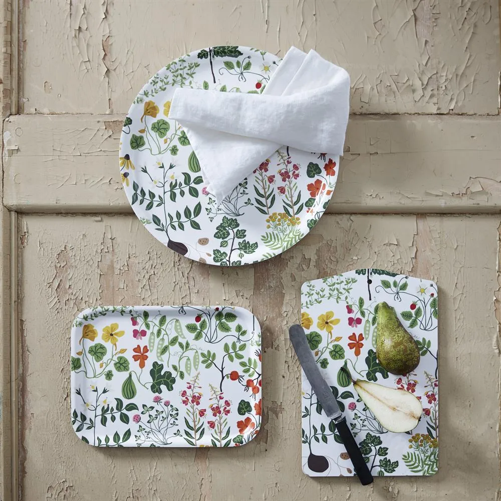 Leksand Tablett 20 x 27cm, Weiß Klippan Yllefabrik