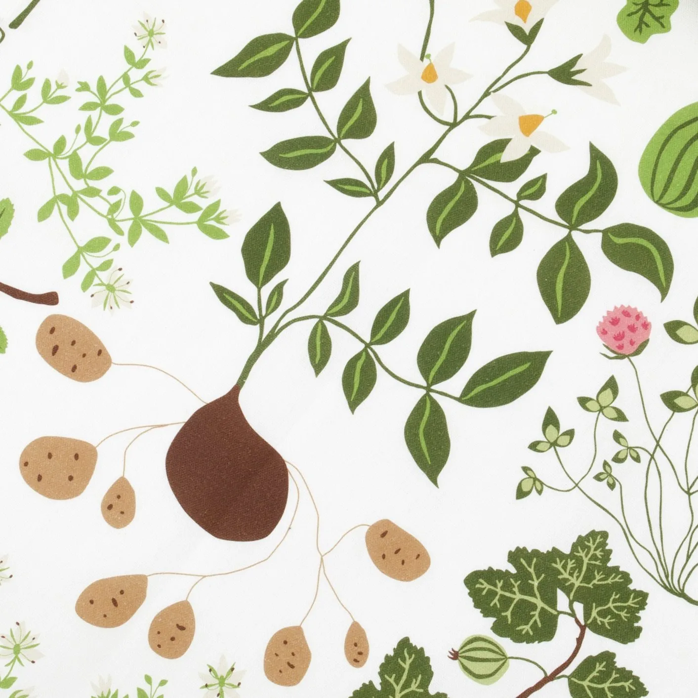 Leksand Tischläufer, Weiß Klippan Yllefabrik