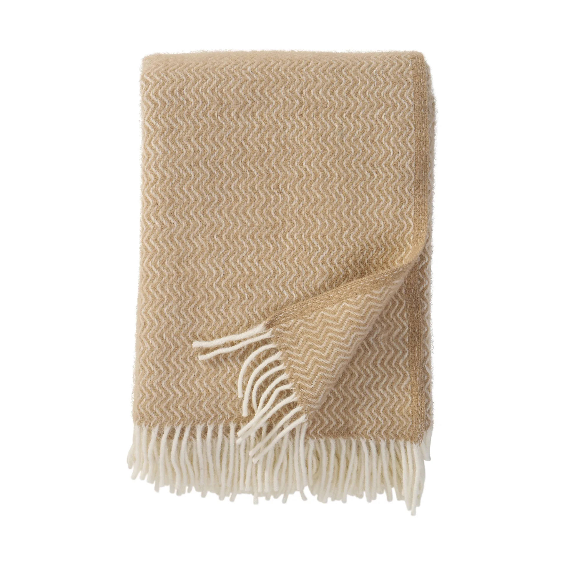 Sorbet Wolldecke 130x200 cm, Sandy beach Klippan Yllefabrik