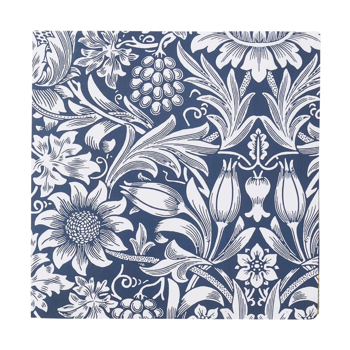 Sunflower Serviette 33x33cm 20er Pack - Dark denim - Klippan Yllefabrik