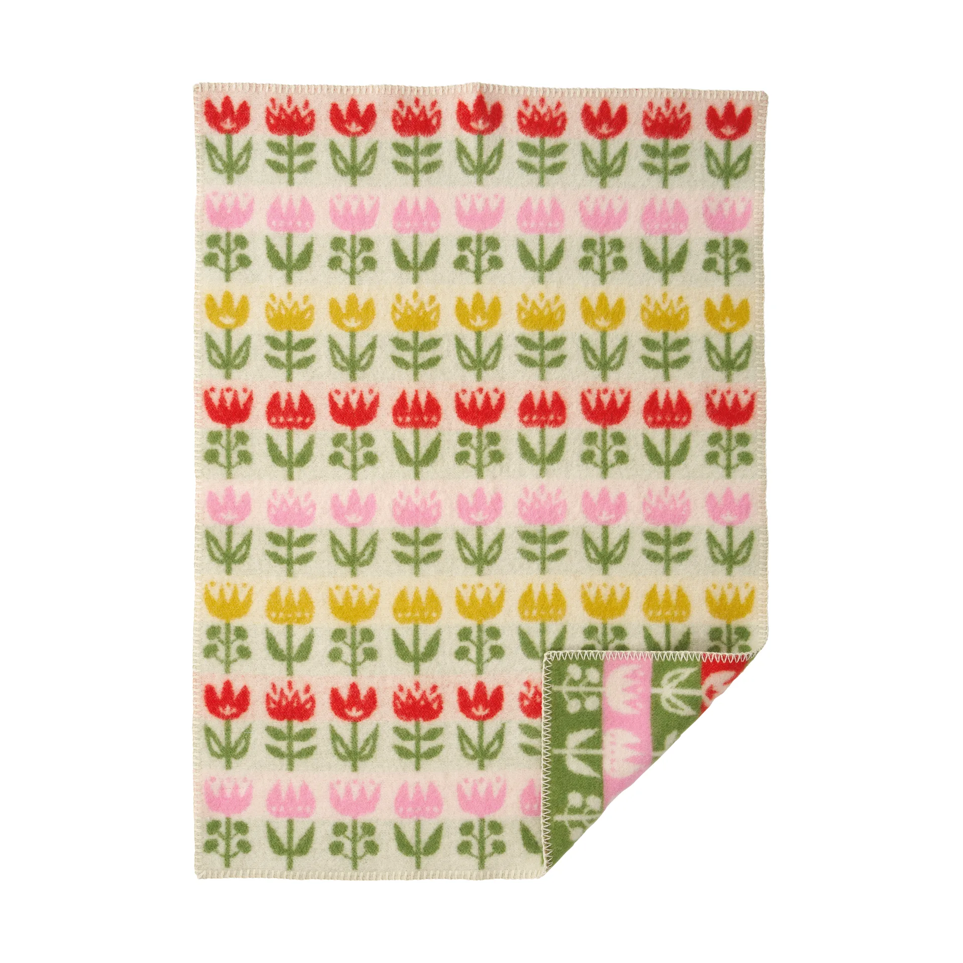 Tulip Kinderdecke 65x90 cm, Multi Klippan Yllefabrik