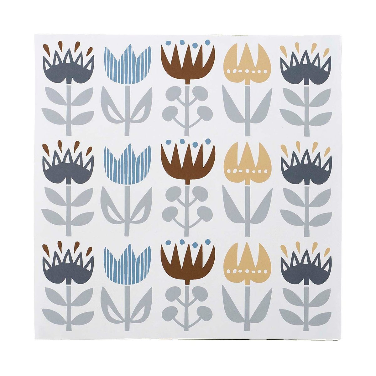 Klippan Yllefabrik Tulip Serviette 33x33 cm 20er-Pack Grey